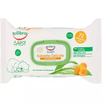 Детские салфетки 72 шт., Equilibra