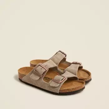 Детские сандалии Arizona из замши Birkenstock, коричневый