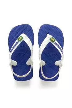 Детские сандалии Brasil с логотипом Havaianas, синий