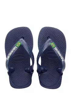 Детские сандалии Brasil с логотипом Havaianas, синий