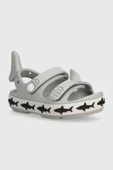 Детские сандалии Crocband Cruiser Shark SandalT Crocs, серый