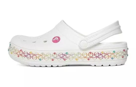 Детские сандалии Crocs Kids, White/Pink
