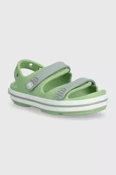 Детские сандалии Crocs, зеленый