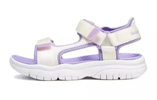 Детские сандалии Детские Белые/фиолетовые Skechers, фиолетовый