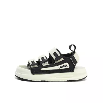 Детские сандалии детские белые Jeep, черный/белый