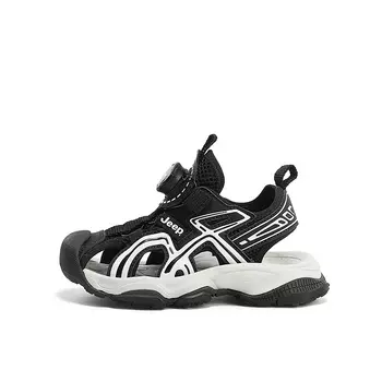 Детские сандалии детские белые Jeep, черный/белый