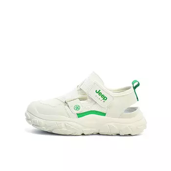 Детские сандалии детские белые/зеленые Jeep, зеленый