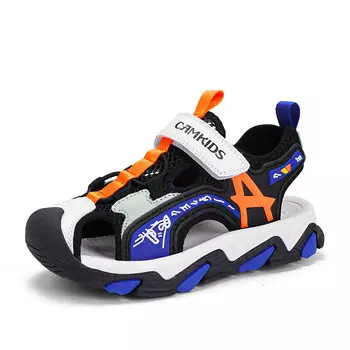 Детские сандалии Детские Camkids, черный/оранжевый