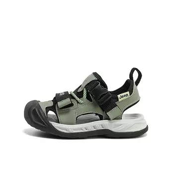 Детские сандалии детские черные Jeep, черный/хаки