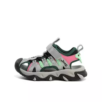 Детские сандалии Детские красные/серебристые Jeep, розовый