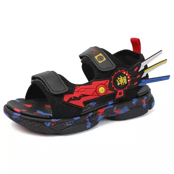 Детские сандалии Детские Kupe, черный/зеленый