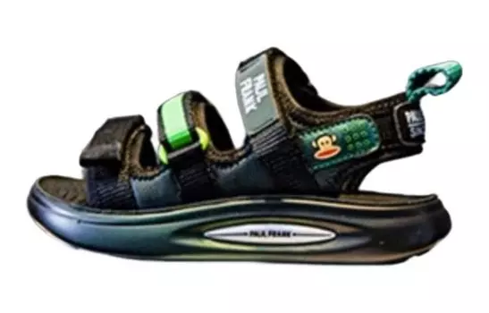 Детские сандалии Детские Paul Frank, цвет Black/bright green