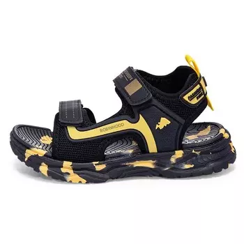 Детские сандалии Детские Robinhood, цвет Black/Gold