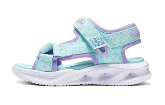 Детские сандалии детские зеленые/фиолетовые Skechers, фиолетовый