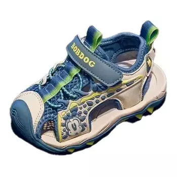 Детские сандалии для дошкольников Bobdog, лазурный/тёмно-синий