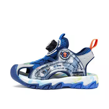 Детские сандалии для начальной школы Big Wasp, серый/синий