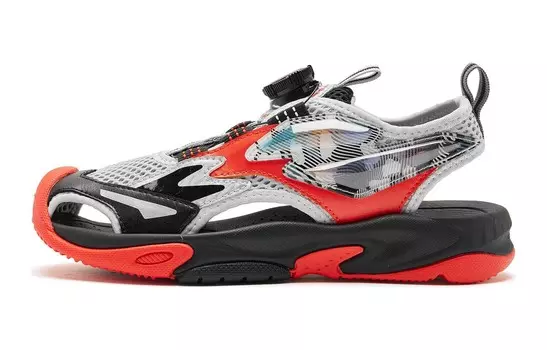 Детские сандалии для начальной школы Qiaodan, цвет Gray Silver