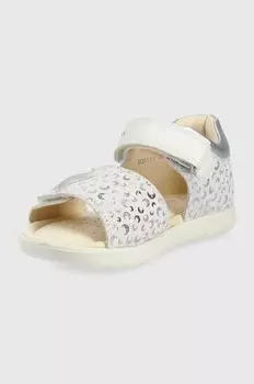 Детские сандалии Geox, серебро