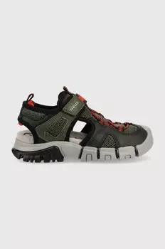 Детские сандалии Geox, зеленый
