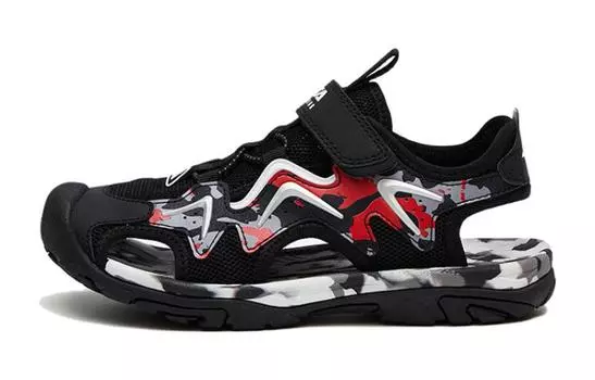 Детские сандалии GS черные/красные Anta Kids, черный/красный