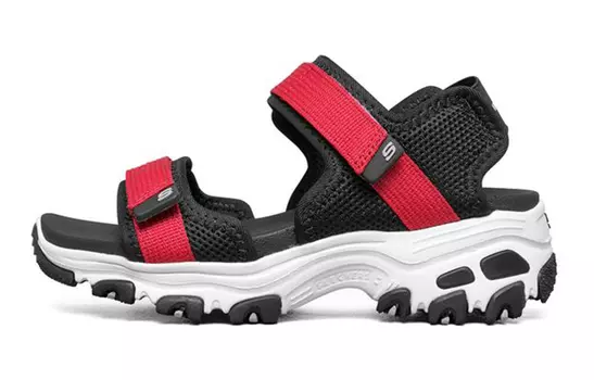 Детские сандалии GS черные/красные Skechers