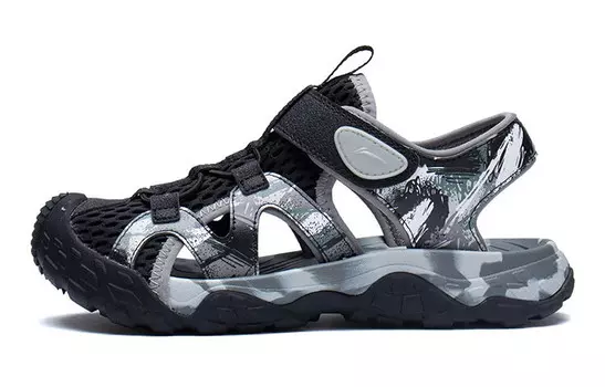Детские сандалии GS черные/серые Lining Young