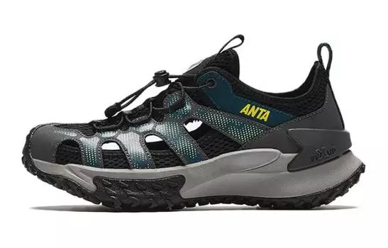 Детские сандалии GS Черный/серый Anta Kids, черный/серый