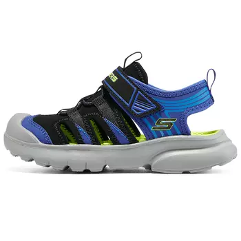 Детские сандалии GS Черный/синий/лимонно-желтый Skechers