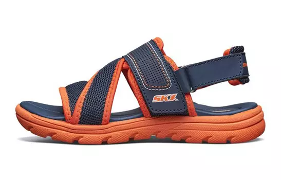 Детские сандалии GS Синие/Оранжевые Skechers