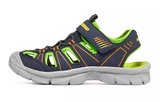 Детские сандалии GS темно-синие/лимонные Skechers