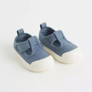 Детские сандалии H&M Cotton Canvas, синий