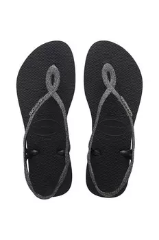 Детские сандалии Havaianas LUNA PREMIUMI BLACK, черный
