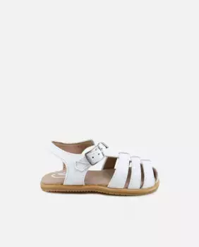 Детские сандалии из кожи краба Eli 1957, белый