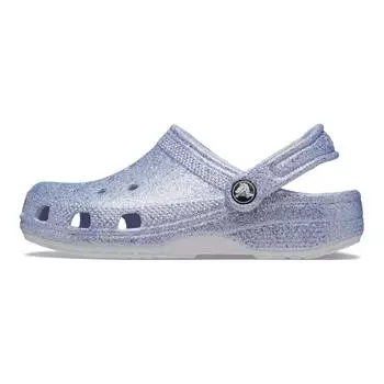 Детские сандалии Kids Silver Crocs, серебряный