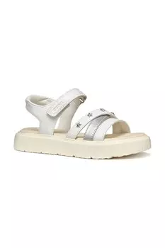 Детские сандалии KODETTE Geox, серебряный