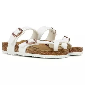 Детские сандалии Mayari со стелькой Little Kid Birkenstock, белый