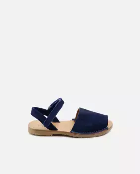 Детские сандалии меноркан темно-синего цвета плюша Eli 1957, тёмно-синий