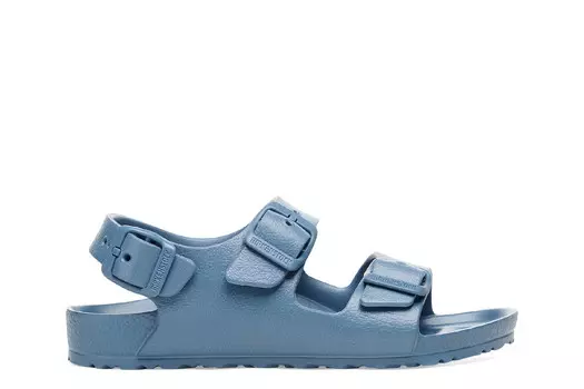 Детские сандалии Milano - одинарные, широкие Birkenstock, синий