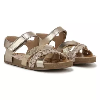 Детские сандалии на анатомической стельке Gaia-T для малышей Blowfish Malibu, champagne faux leather
