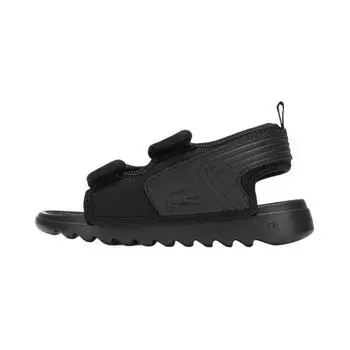 Детские сандалии PS черные Lacoste, черный