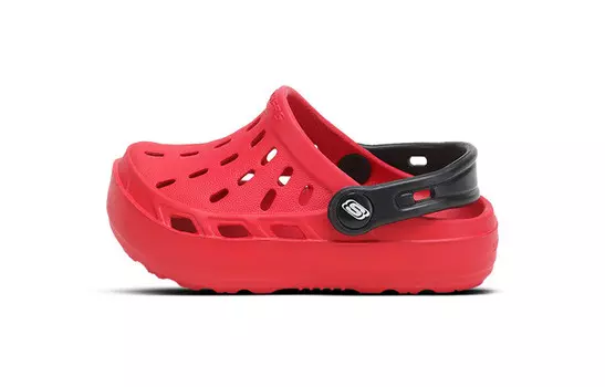 Детские сандалии PS черные Skechers, красный