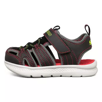 Детские сандалии PS черные/угольные Skechers