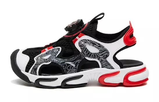 Детские сандалии PS Черный/белый/красный Anta Kids