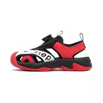 Детские сандалии PS Черный/Чемпион Красный Xtep, черный/красный
