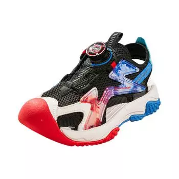 Детские сандалии PS Черный/Красный/Синий Xtep, черный/красный/синий