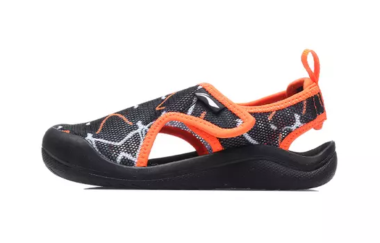 Детские сандалии PS Черный/Оранжевый Lining Young