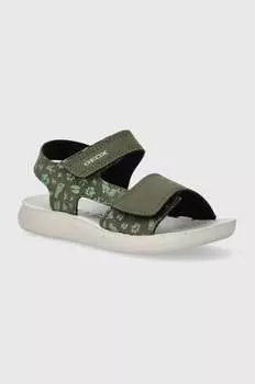 Детские сандалии Sandal Lightfloppy Geox, зеленый