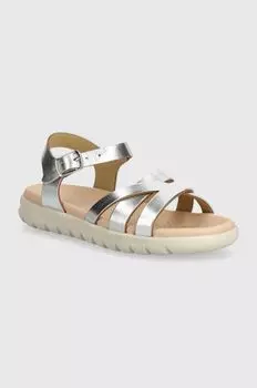 Детские сандалии Sandal Soleima Geox, серебро