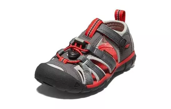Детские сандалии Seacamp 2 GS Magnet, цвет серый/дымчатый и дождевой Keen, серый