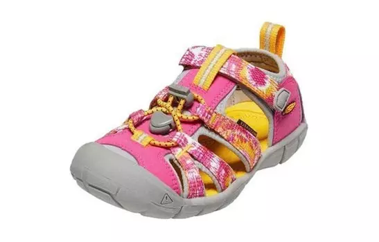 Детские сандалии Seacamp 2 GS с разноцветным узором/желтая этикетка Cohen Keen, цвет Multi-color pattern/Cohen yellow label